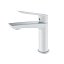 Grifo lavabo monomando Luxor blanco mate de Imex